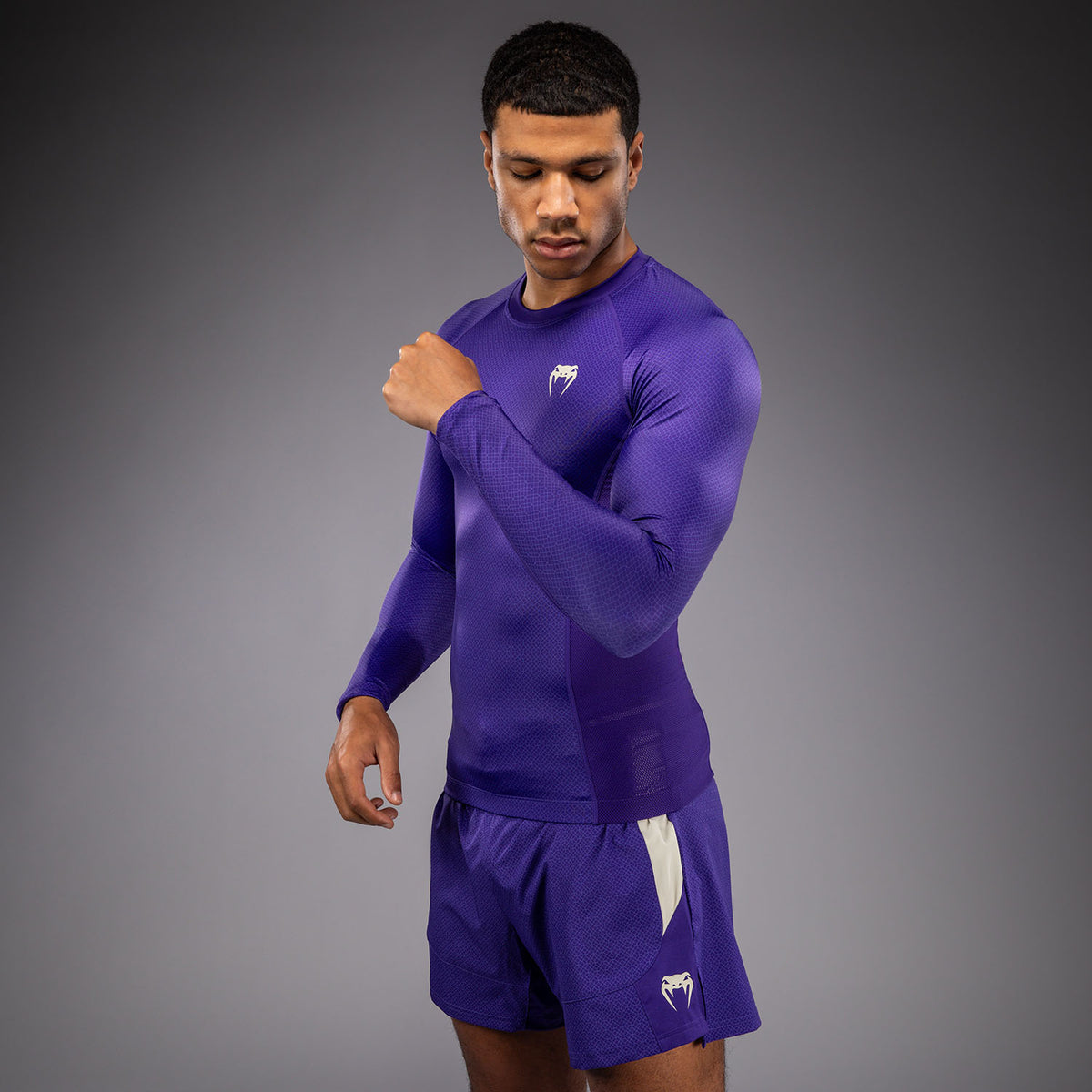 Rashguard à Manches Longues Venum x Roger Gracie Academy - Violet - product-type_T-Shirts de Compression