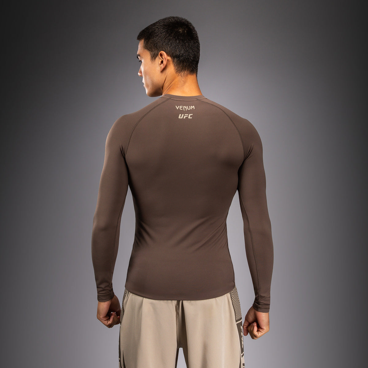 Rashguard à Manches Longues Technique pour Homme Venum UFC Unity by Venum Authentic Fight Week - Marron - product-type_T-Shirts de Compression