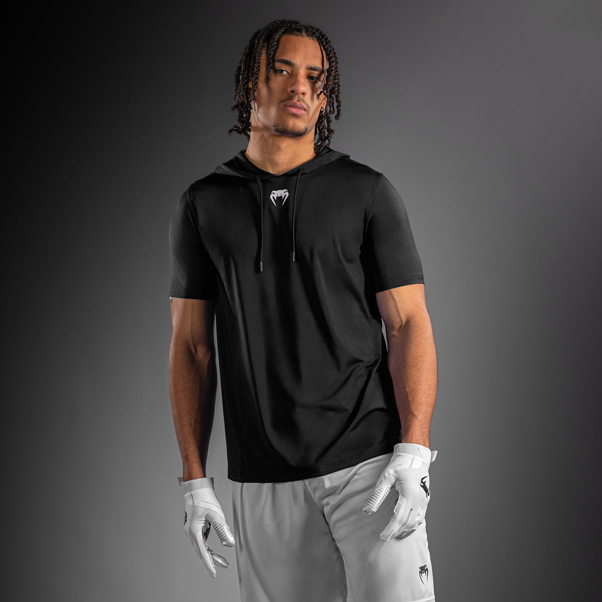Sweat à capuche à manches courtes Dry Tech Venum Elite - Noir - product-type_Sweatshirts