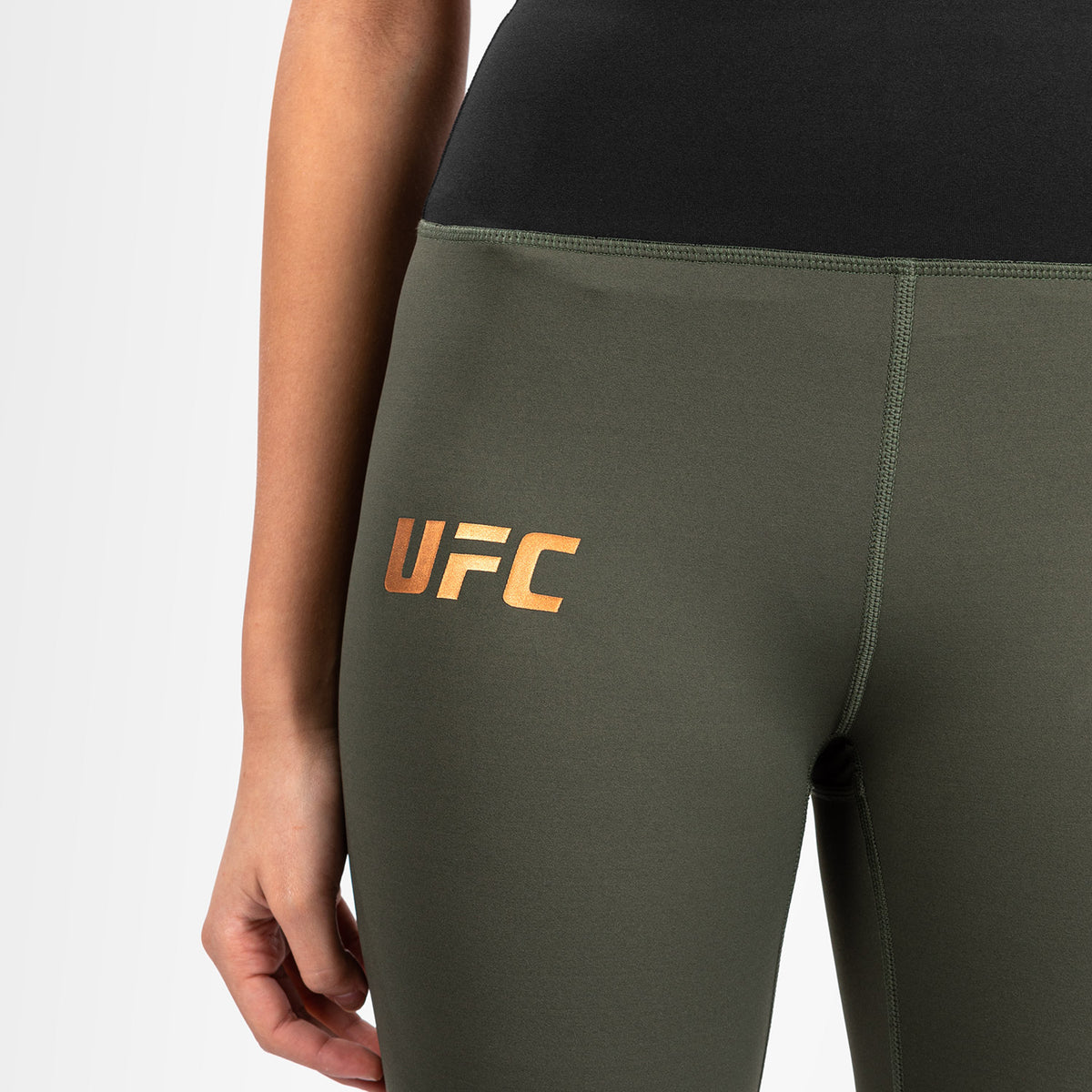 Legging de Performance pour Femmes UFC Adrenaline by Venum Fight Week - Kaki/Bronze - product-type_Leggings