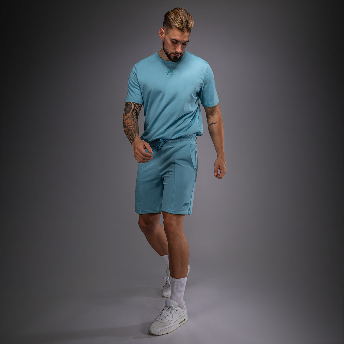 Short en Coton Venum Contender Fleece – Turquoise - product-type_Shorts en Coton