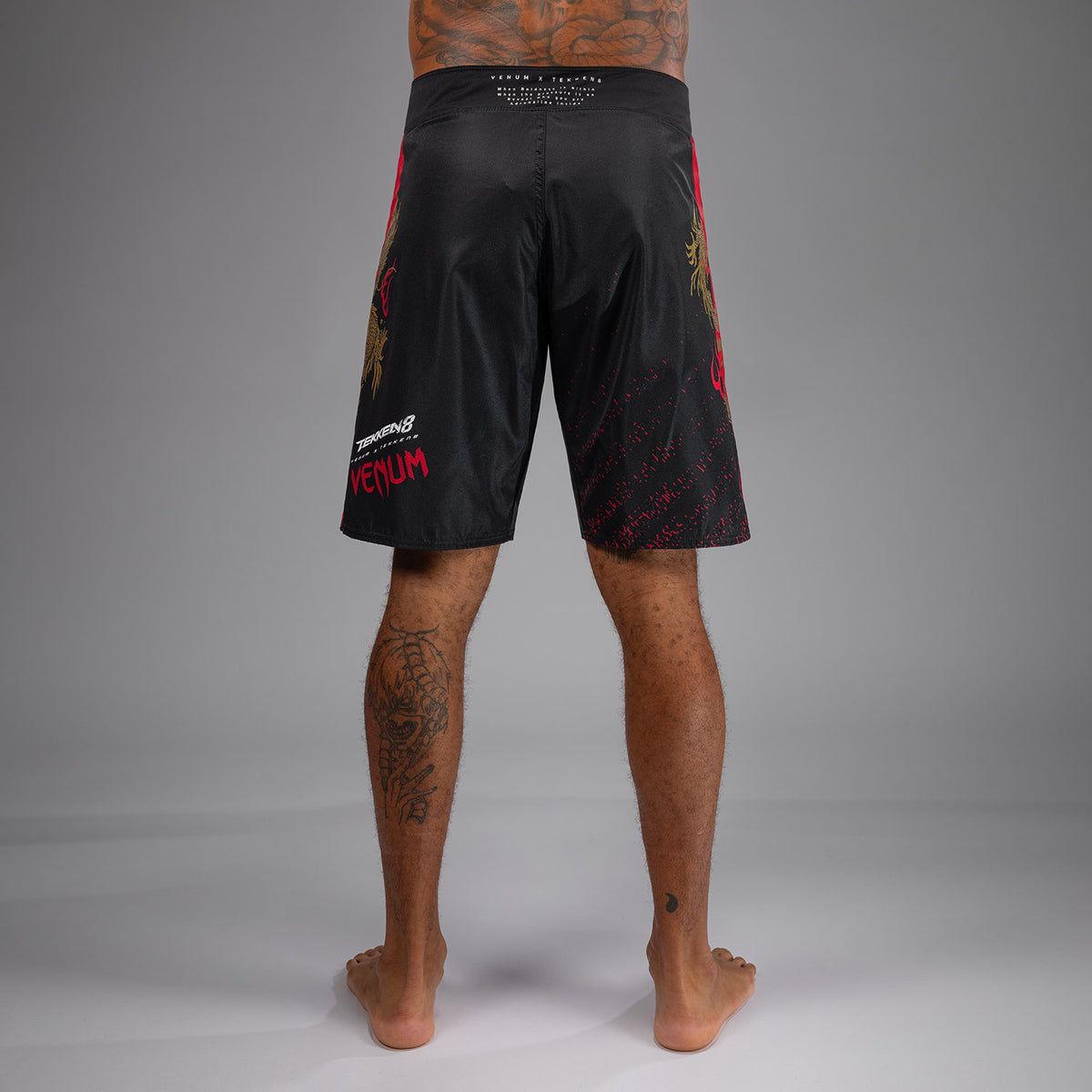 Short de combat Venum x TEKKEN 8 - Marshall Law - Noir/Rouge/Or - product-type_Shorts de MMA