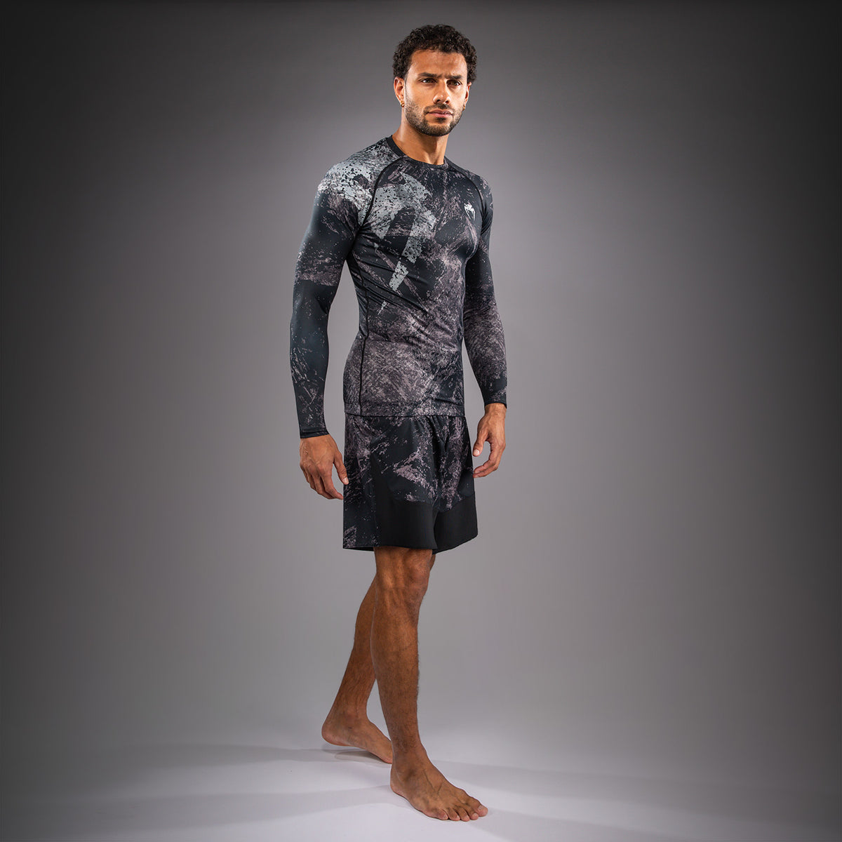Rashguard à Manches Longues Venum Rage & Workout - Noir/Gris - product-type_T-Shirts de Compression