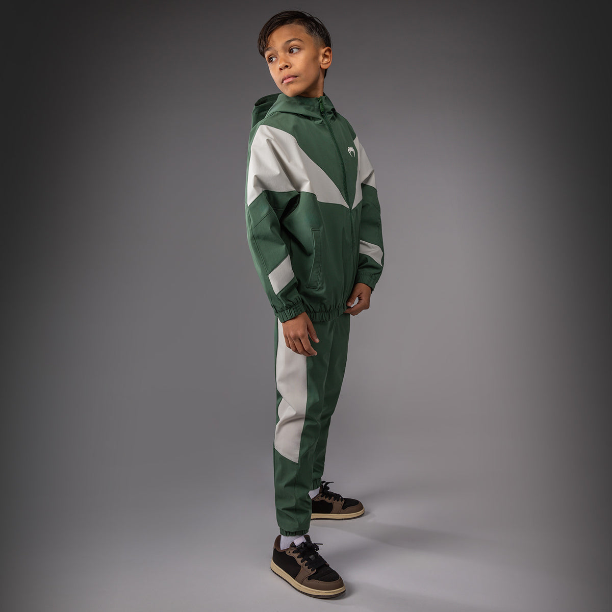 Veste Venum pour Enfant Venum Vectra – Vert Forêt/ Blanc Cassé - product-type_Vestes
