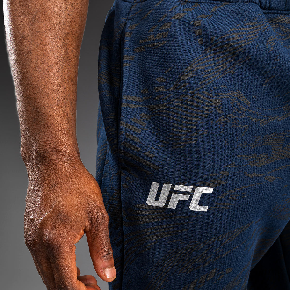 Pantalon en Coton pour Hommes UFC Fusion by Venum Fight Week - Bleu Océanique - product-type_Pantalons de jogging