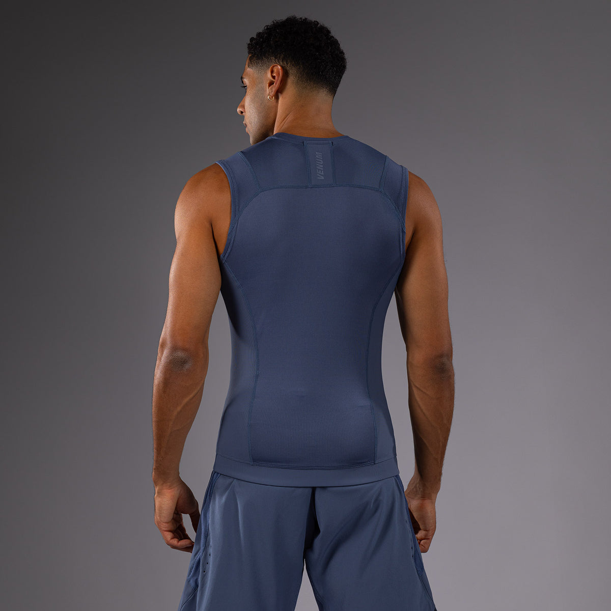 Rashguard sans Manches Venum G-Fit Air pour Hommes - Bleu Brumeux - product-type_T-Shirts de Compression
