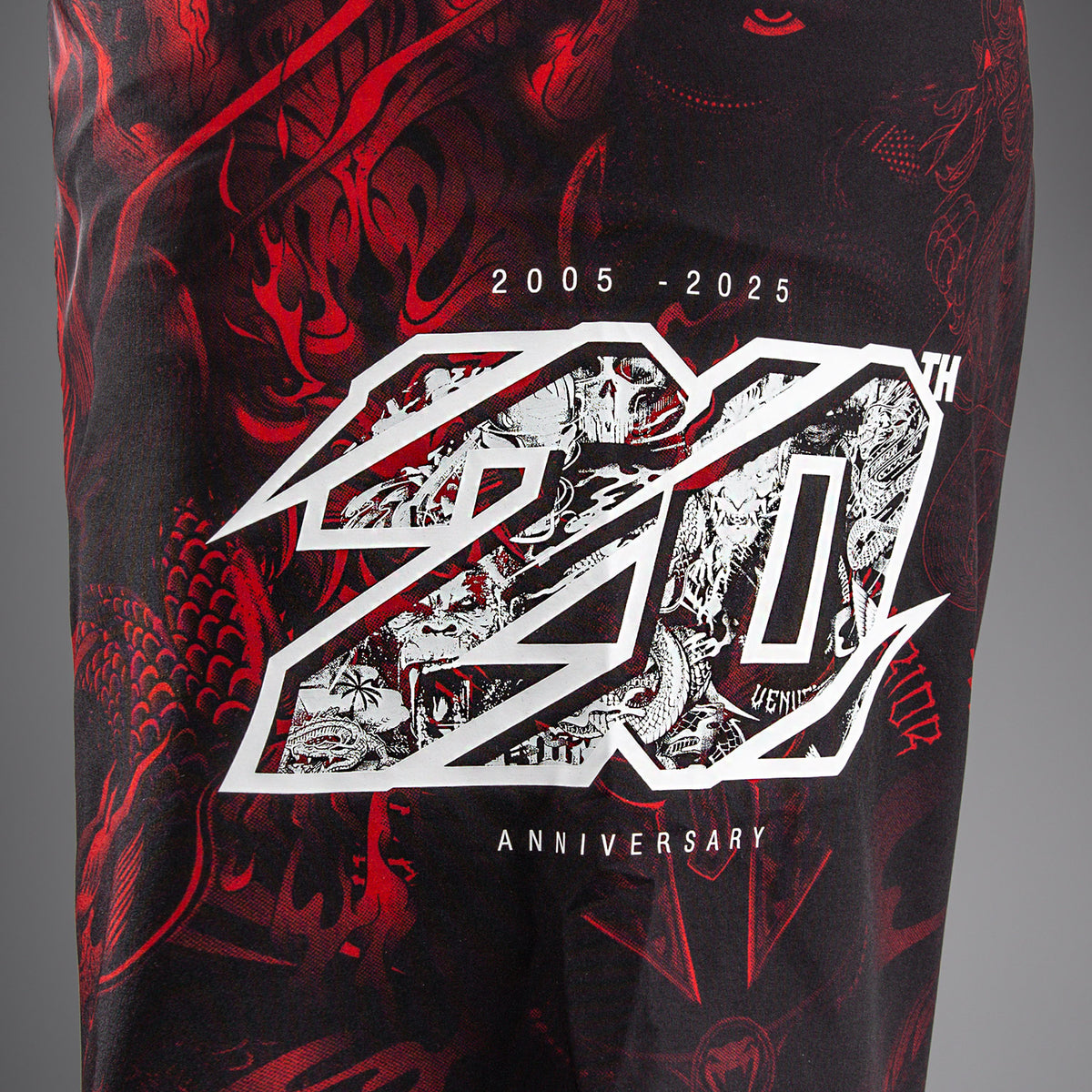 Short de Combat Venum 20th Anniversary - Noir/Rouge - product-type_Shorts de MMA