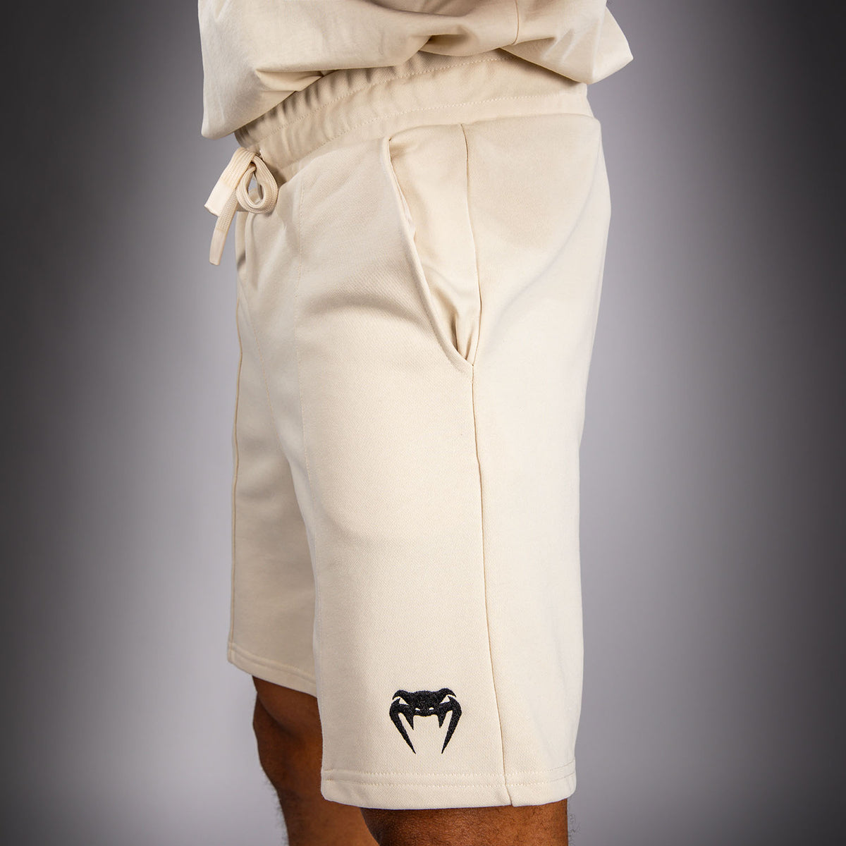Short en Coton Venum Contender Fleece – Blanc Cassé - product-type_Shorts en Coton