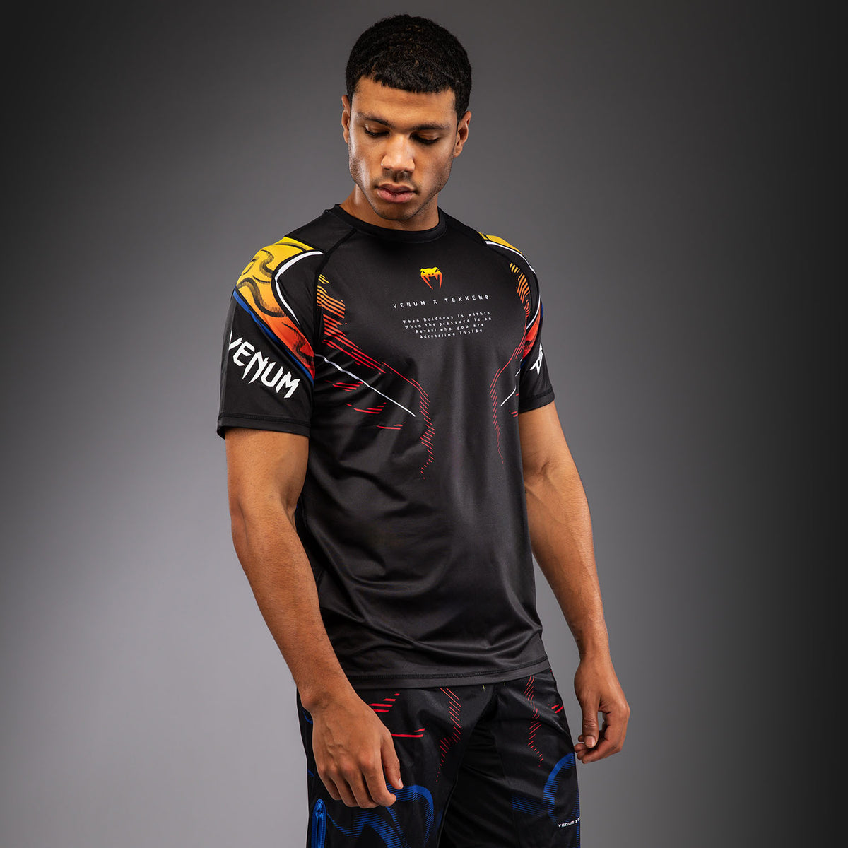 T-shirt Dry Tech Yoshimitsu Venum x TEKKEN 8 - Noir/Orange - product-type_T-Shirts Dry Tech