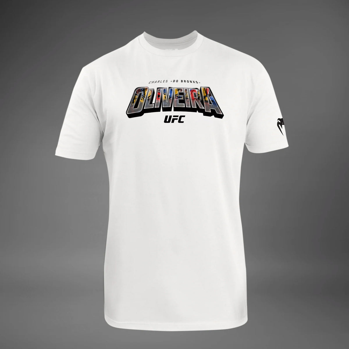 T-Shirt pour Hommes UFC Unrivaled by Venum Charles Oliveira - Blanc - product-type_T-Shirts