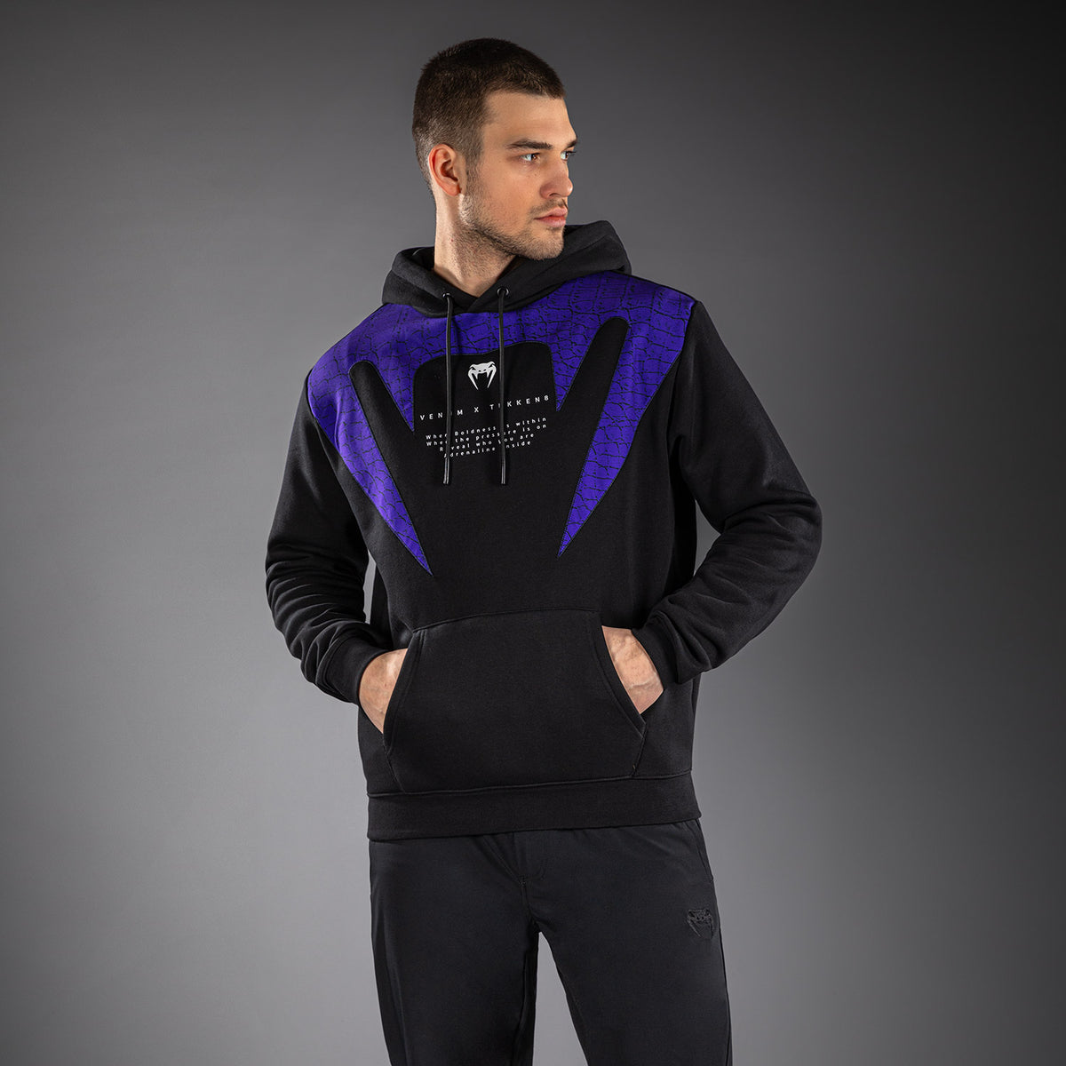 Sweat à Capuche Kazuya Venum x TEKKEN 8 - Noir/Violet - product-type_Sweatshirts
