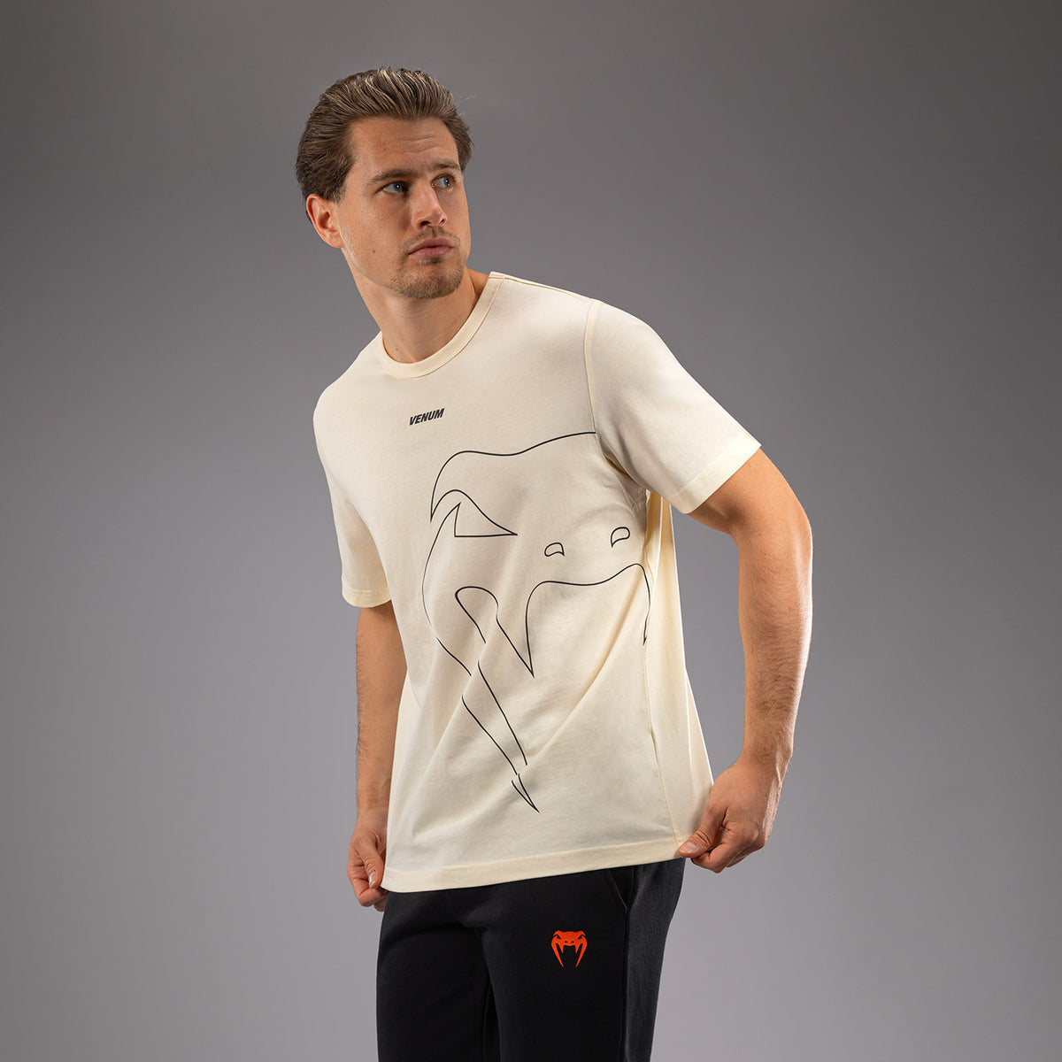 T-Shirt Venum Giant Connect - Blanc Cassé - product-type_T-Shirts