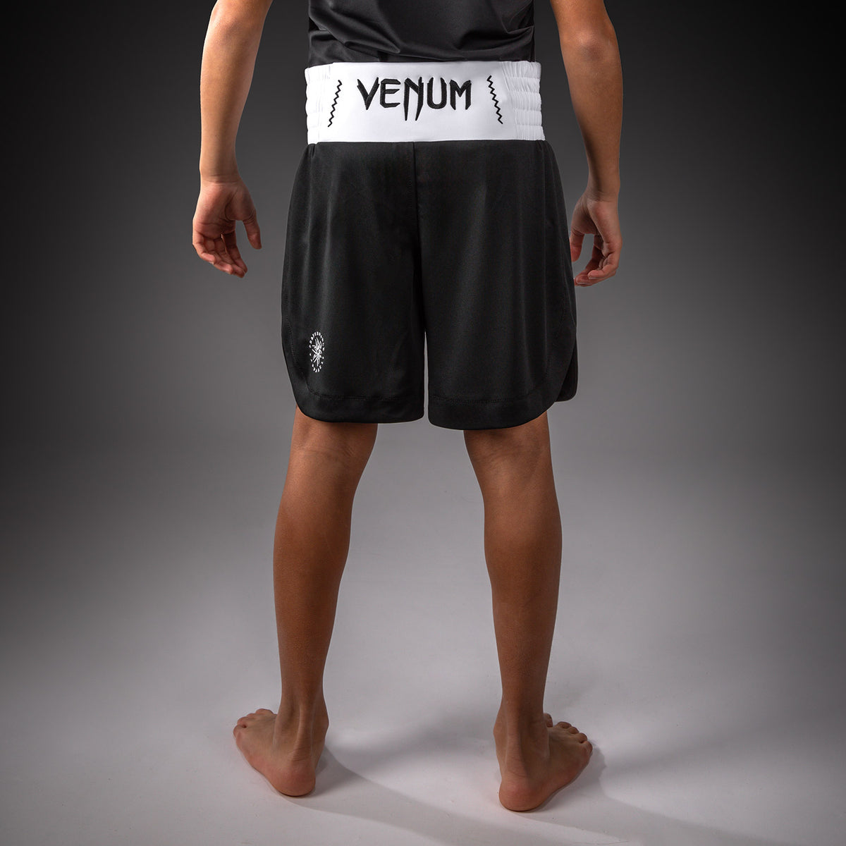 Short de Boxe Venum Classic Pour Enfants – Noir/Blanc - product-type_Shorts de boxe