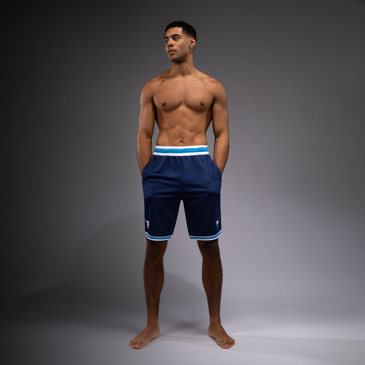 Short de Basket Venum x Top Rank Original pour Hommes - Bleu Marine - product-type_Shorts de training