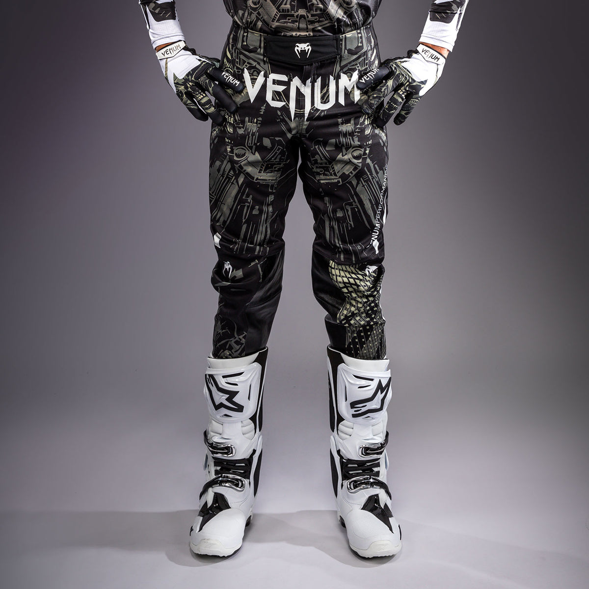 Pantalon de Motocross Venum MX Elite Alien - Noir/Sable - product-type_Pantalon Motocross
