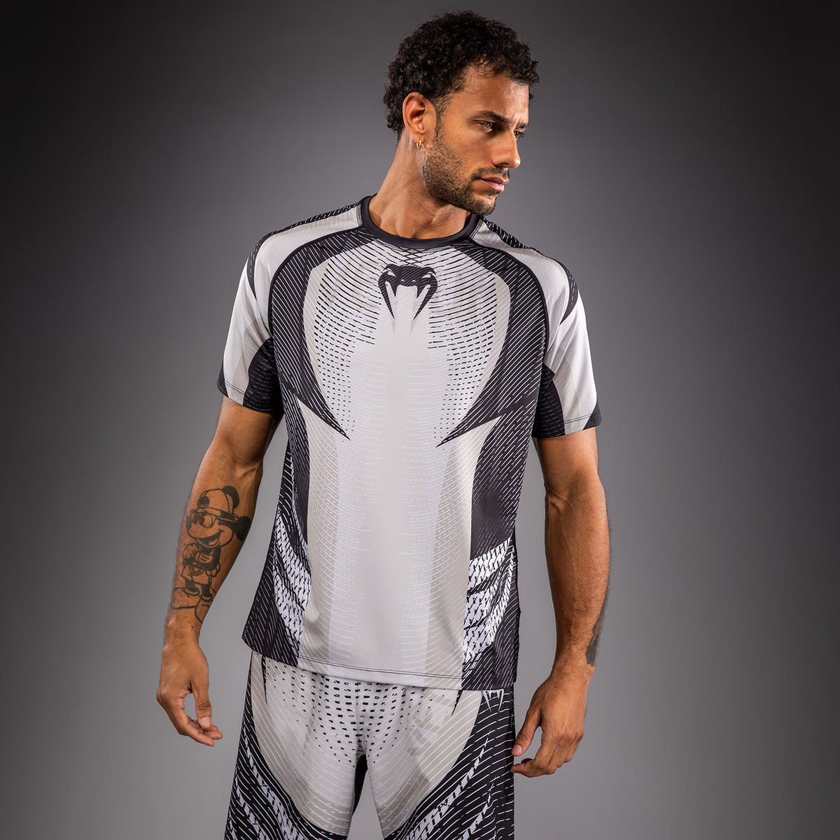 T-shirt Dry Tech Venum Galactic 3.0 - Blanc Cassé/Noir - product-type_T-Shirts Dry Tech