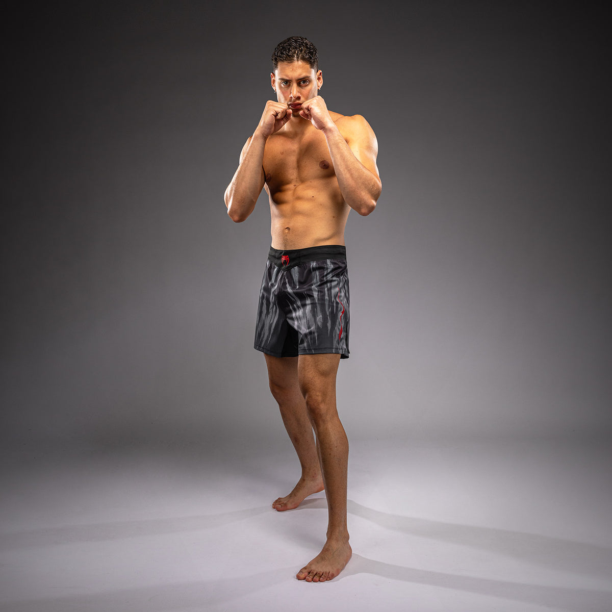 Short de Combat Venum Demon - Noir/Gris - product-type_Shorts de MMA