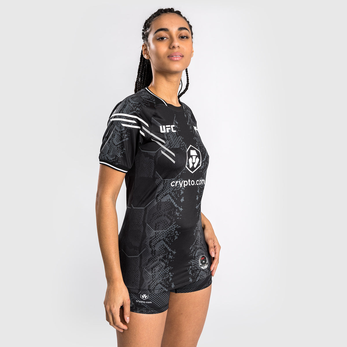 T-shirt Technique Personnalisé pour Femmes UFC Adrenaline by Venum Authentic Fight Night - Noir - product-type_T-Shirts Dry Tech