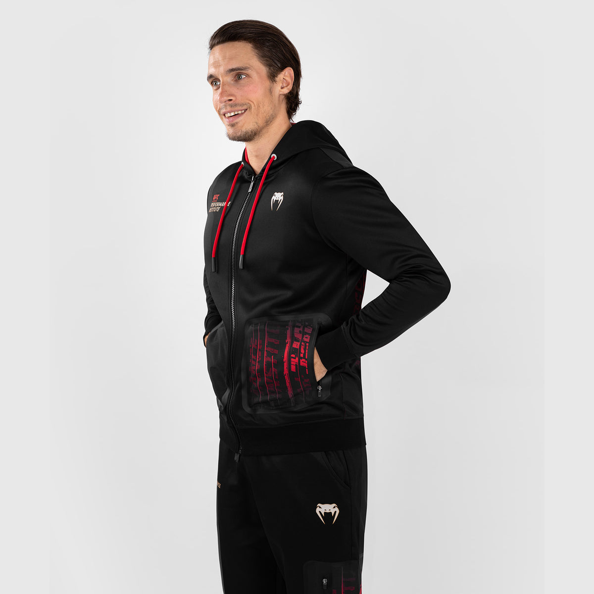 Sweatshirt à capuche UFC Venum Performance Institute 2.0 - Noir/Rouge - product-type_Vestes