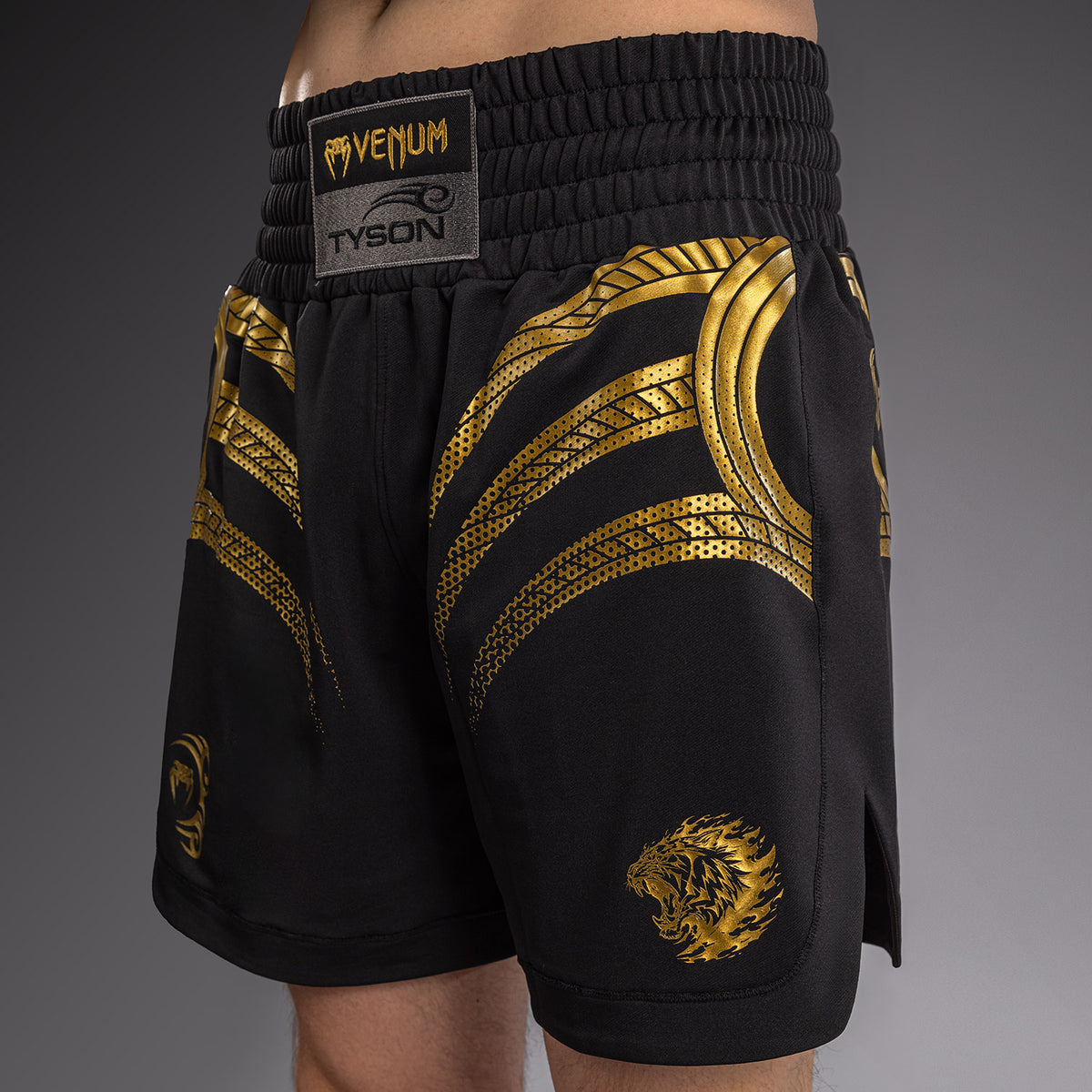 Short de Boxe Venum x Mike Tyson Tiger - Noir/Or - product-type_Shorts de boxe