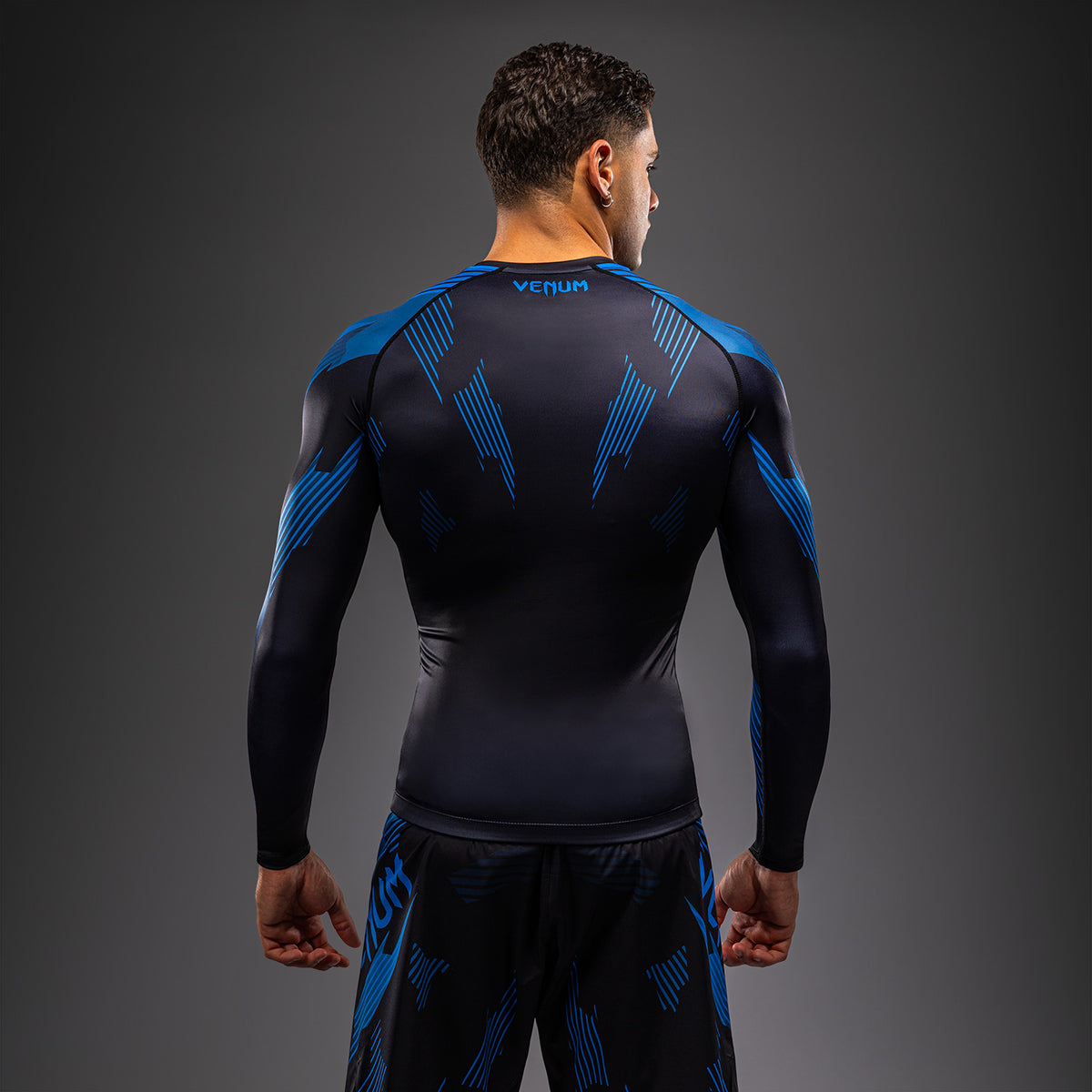 Rashguard à Manches Longues Venum No-Gi 6.0 - Noir/Bleu - product-type_T-Shirts de Compression
