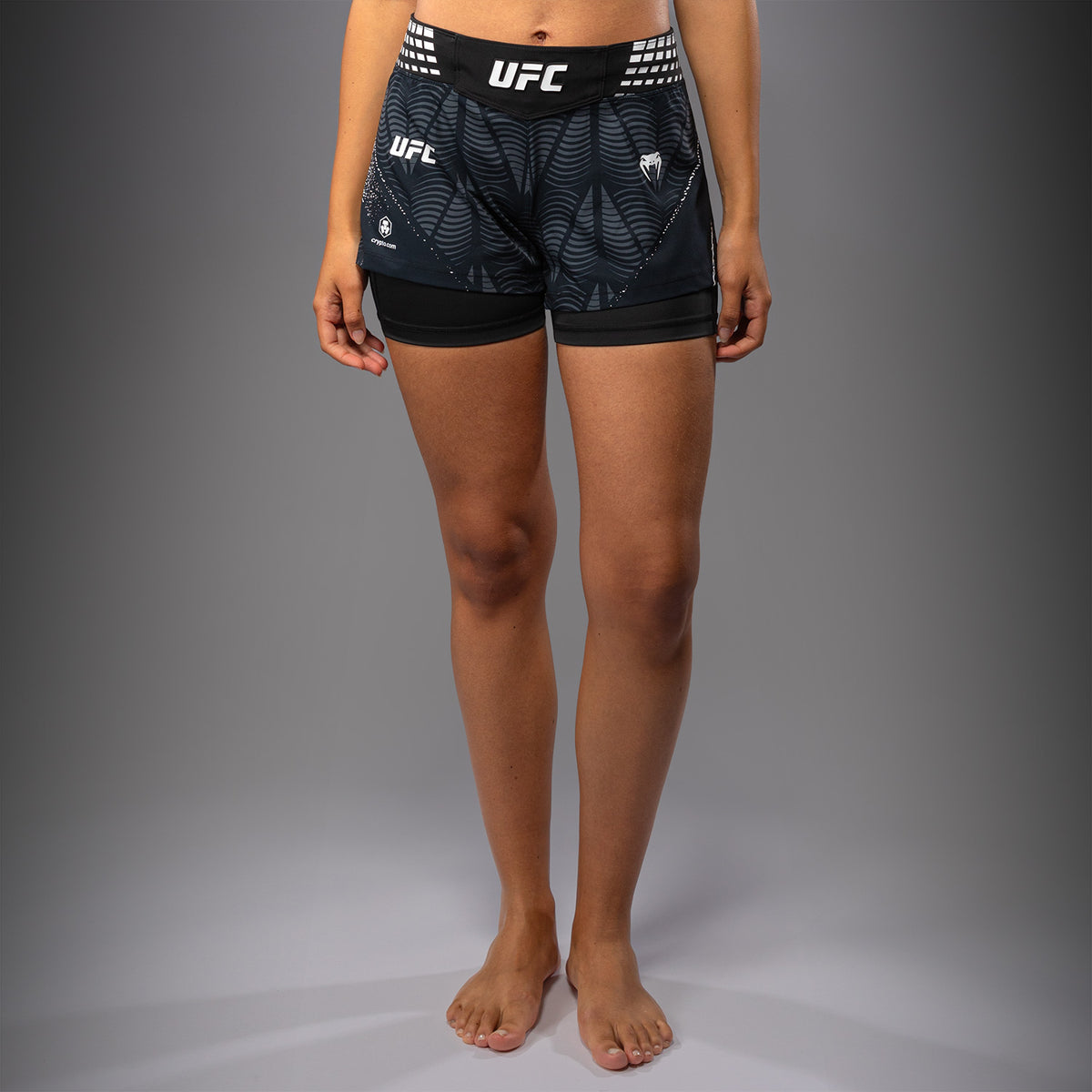 Short de combat coupe courte Femme Personnalisé UFC Zenith by Venum Authentic Fight Night - Noir - product-type_Shorts de MMA