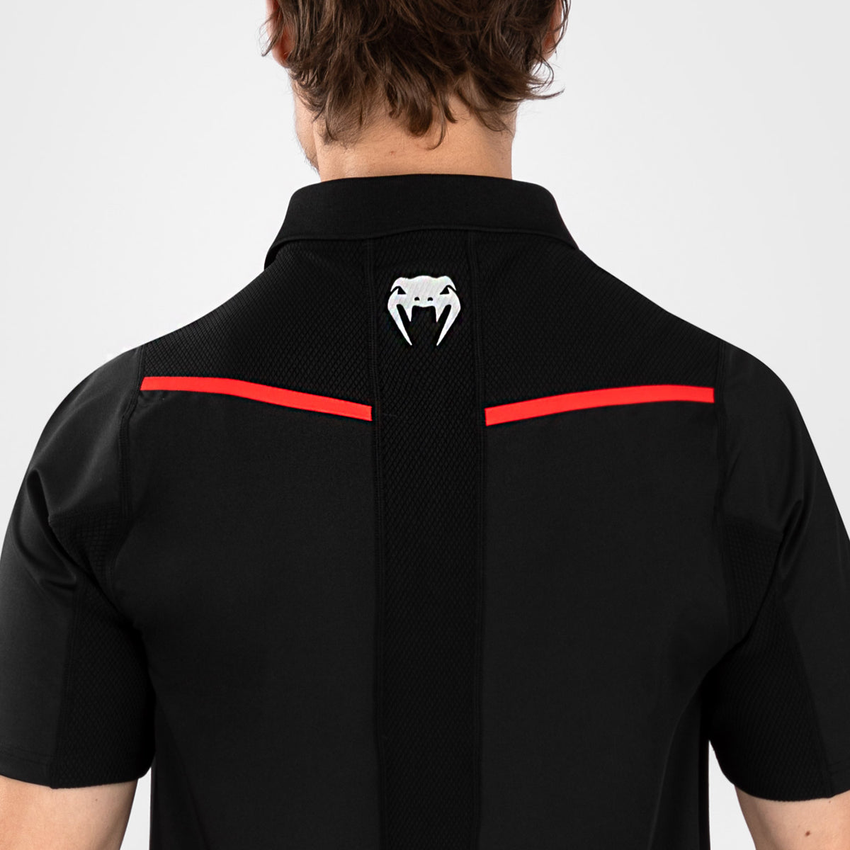 Polo pour Hommes UFC Venum Performance Institute 2.0 - Noir/Rouge - product-type_Polos