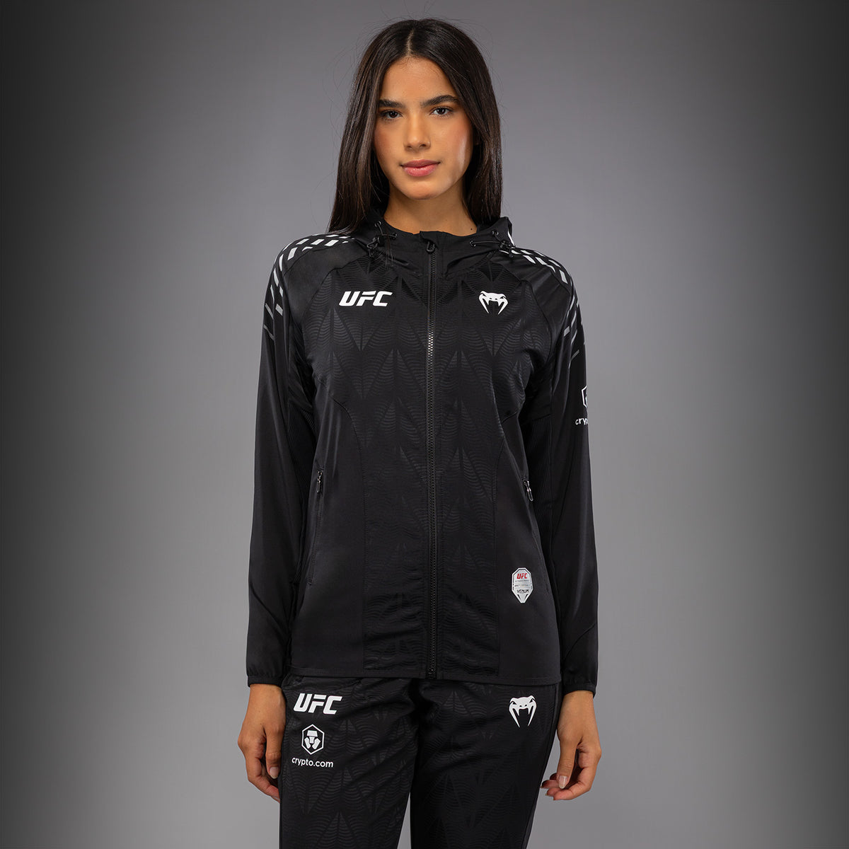 Sweat à capuche Walkout Femme Personnalisé UFC Zenith by Venum Authentic Fight Night - Noir - product-type_Sweatshirts