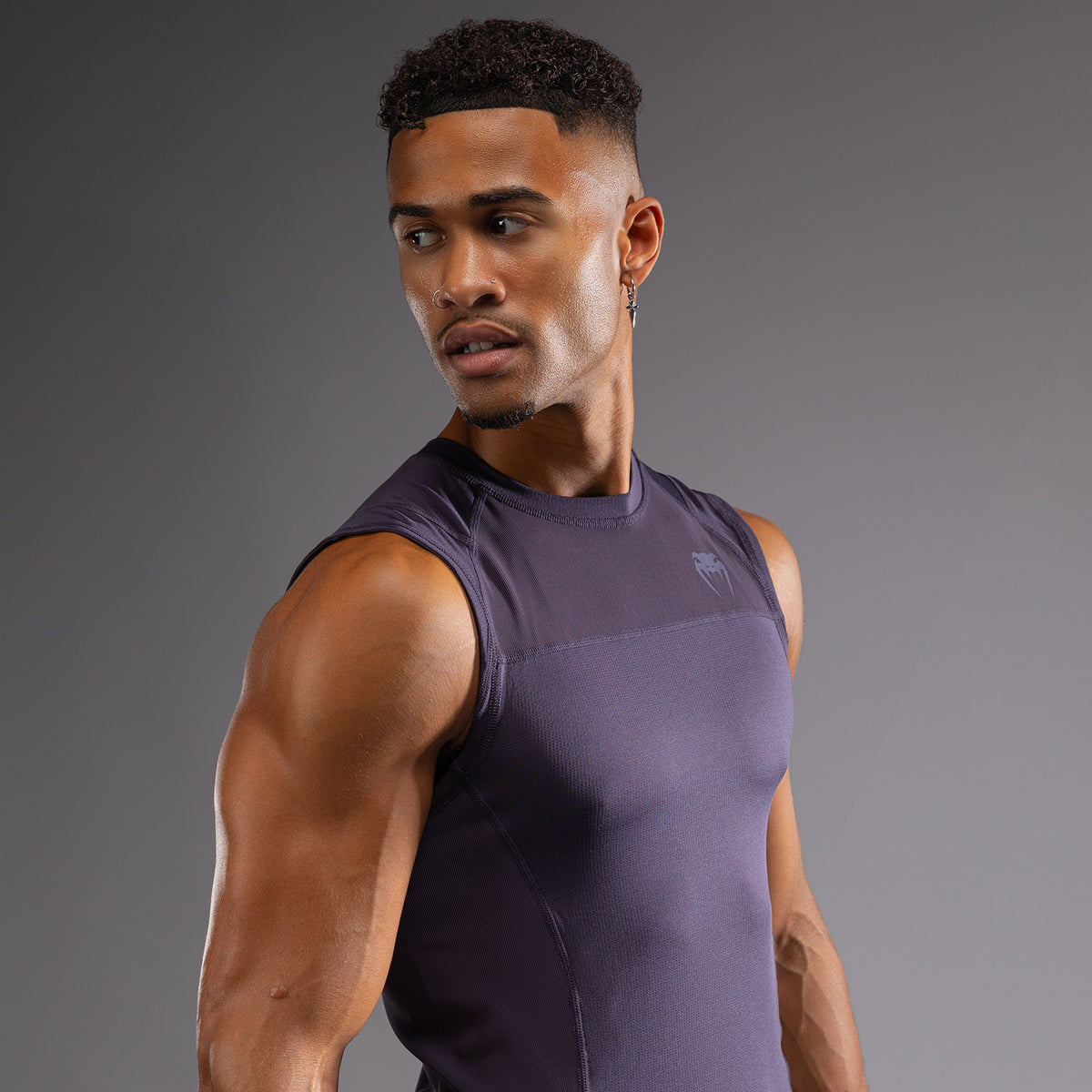 Rashguard sans Manches Venum G-Fit Air pour Hommes - Violet Intense - product-type_T-Shirts de Compression