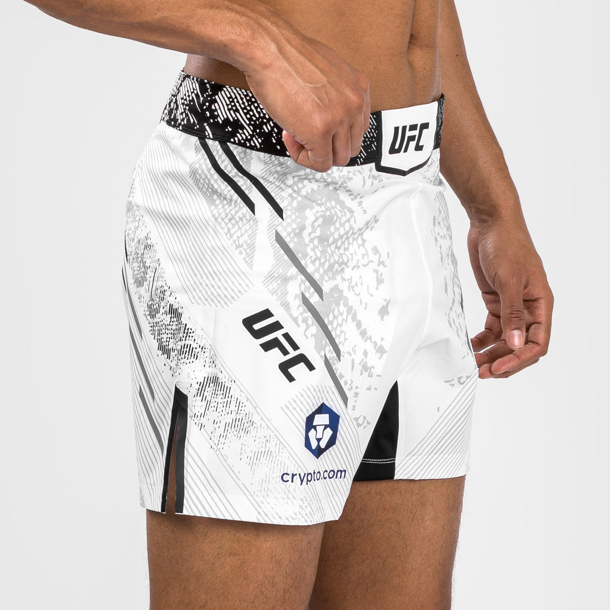 Short de combat personnalisé Coupe courte pour Hommes UFC Adrenaline by Venum Authentic Fight Night – Blanc - product-type_Shorts de MMA