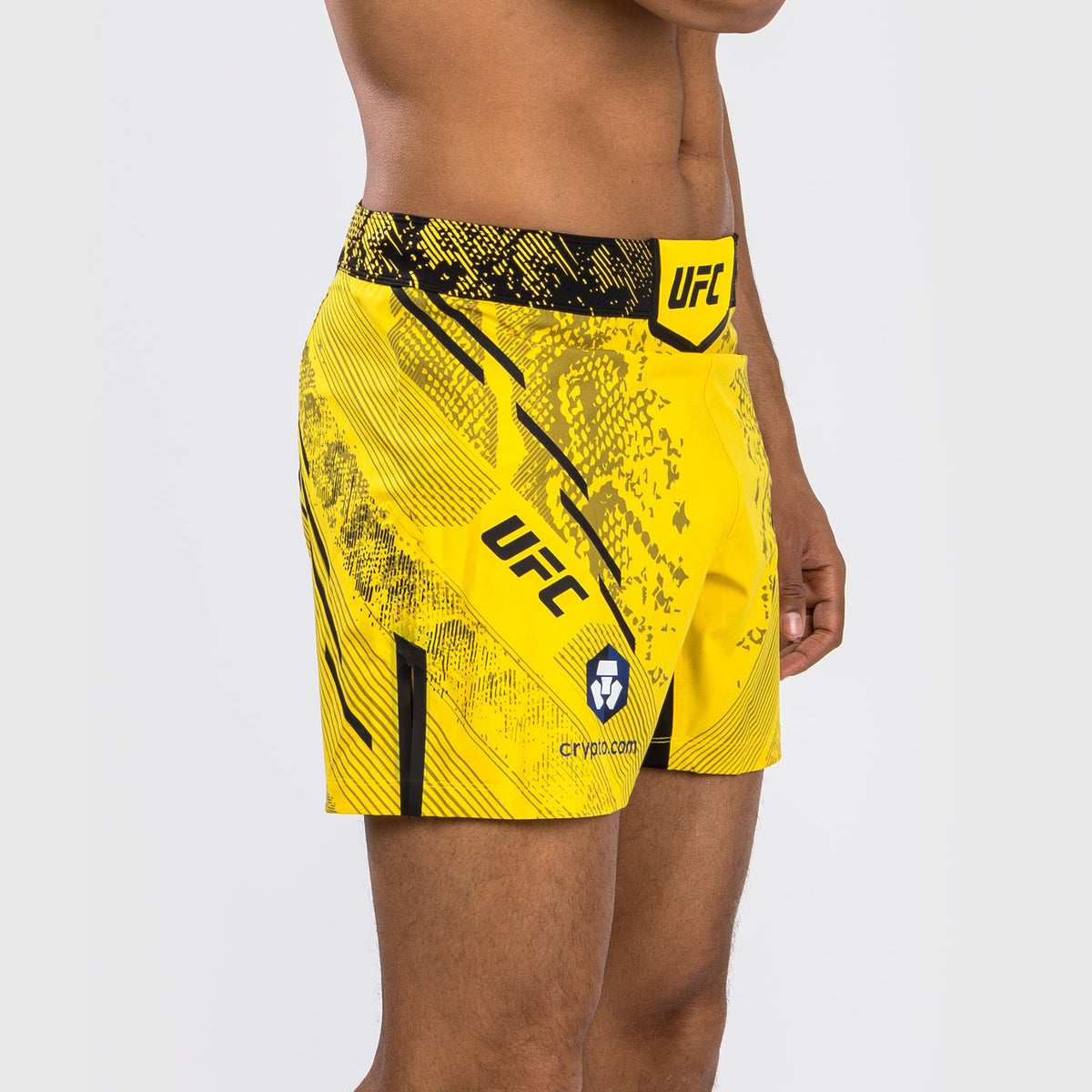 Short de combat personnalisé Coupe courte pour Hommes UFC Adrenaline by Venum Authentic Fight Night – Jaune - product-type_Shorts de MMA