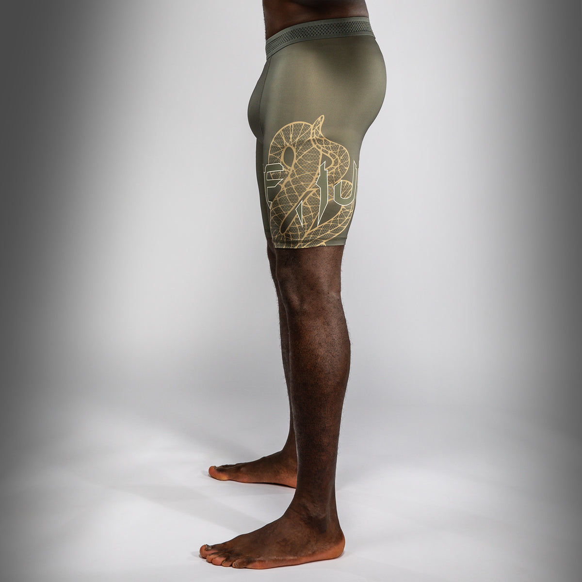 Short de Compression Venum Serpenti – Kaki/Bronze/Ivoire - product-type_Shorts de compression