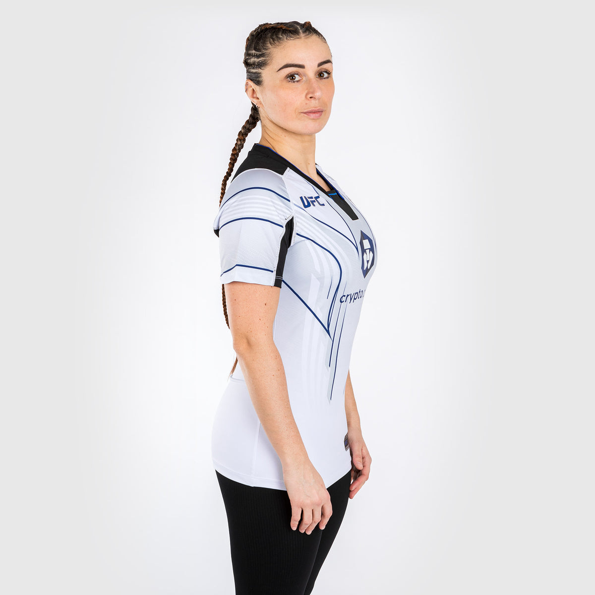 T-shirt Technique Femme Personnalisé UFC Venum Authentic Fight Night 2.0 - Midnight Edition - Ice - product-type_T-Shirts Dry Tech