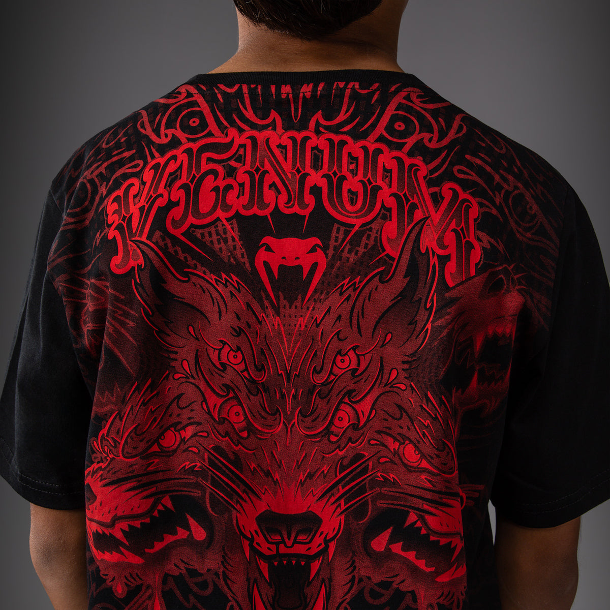 T-shirt Pour Enfants Venum Wolf Atak – Noir/Rouge - product-type_T-Shirts