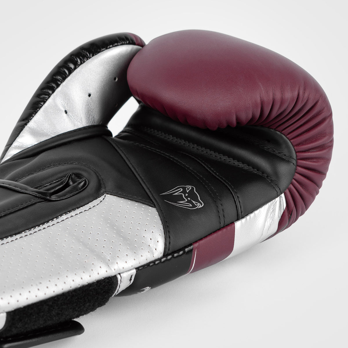 Gants de Boxe Venum Elite Evo - Rouge Bordeaux/Argent - product-type_Gants de boxe