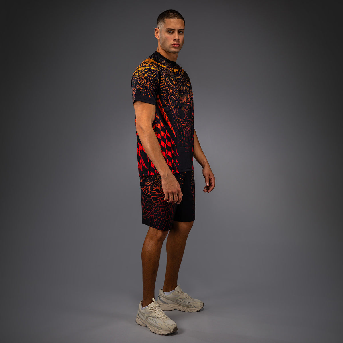 T-shirt Dry-Tech Venum Quetzal Fury - Noir/Rouge Fury/Mandarine - product-type_T-Shirts Dry Tech