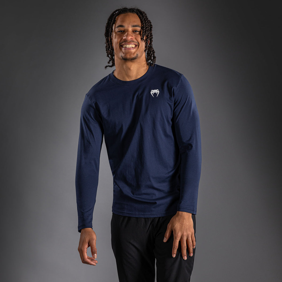 T-shirt à manches Longues Venum Lineup - Bleu Marine/Blanc - product-type_T-Shirts