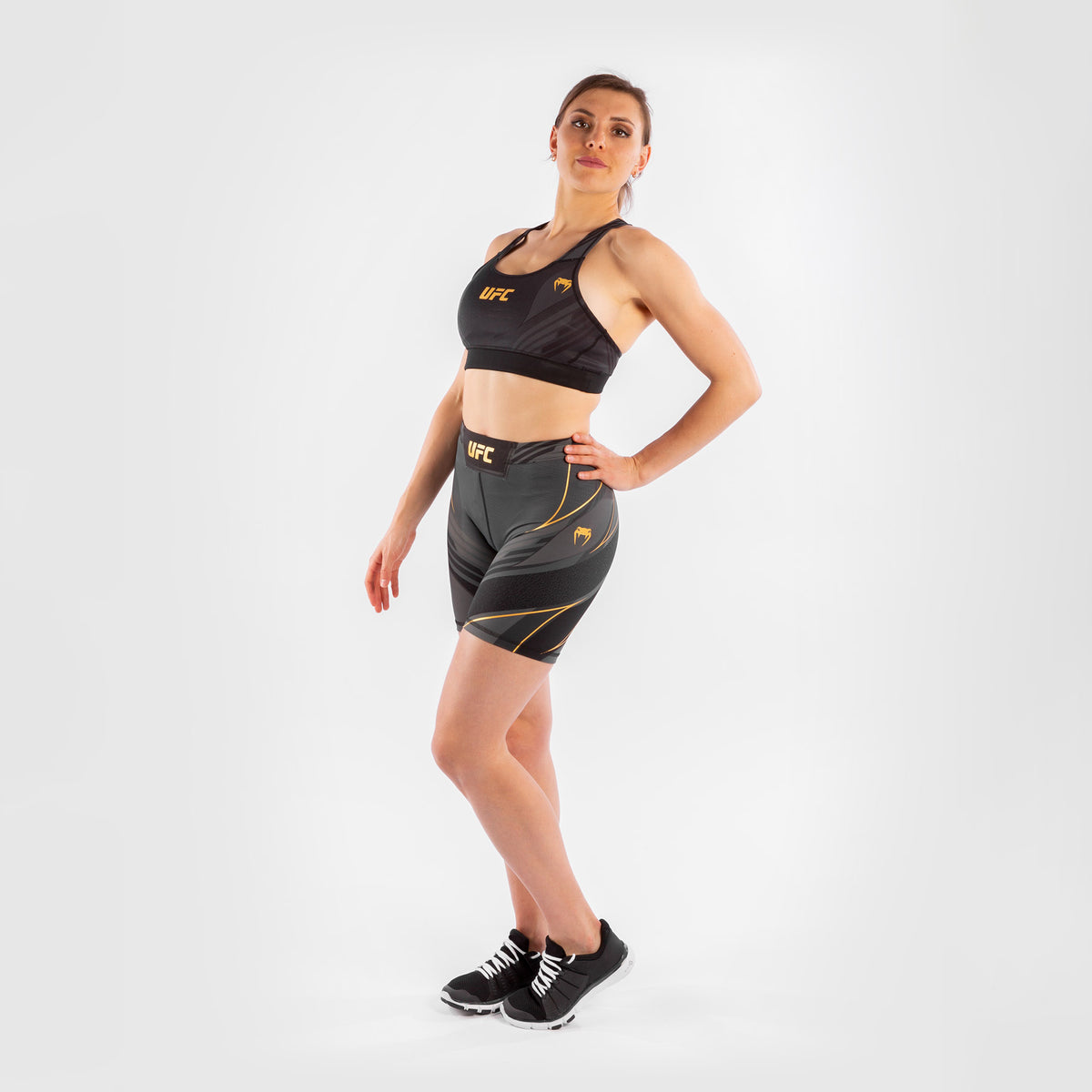 Short de Vale tudo Femme UFC Venum Authentic Fight Night - Coupe Longue - Champion - product-type_Shorts de compression
