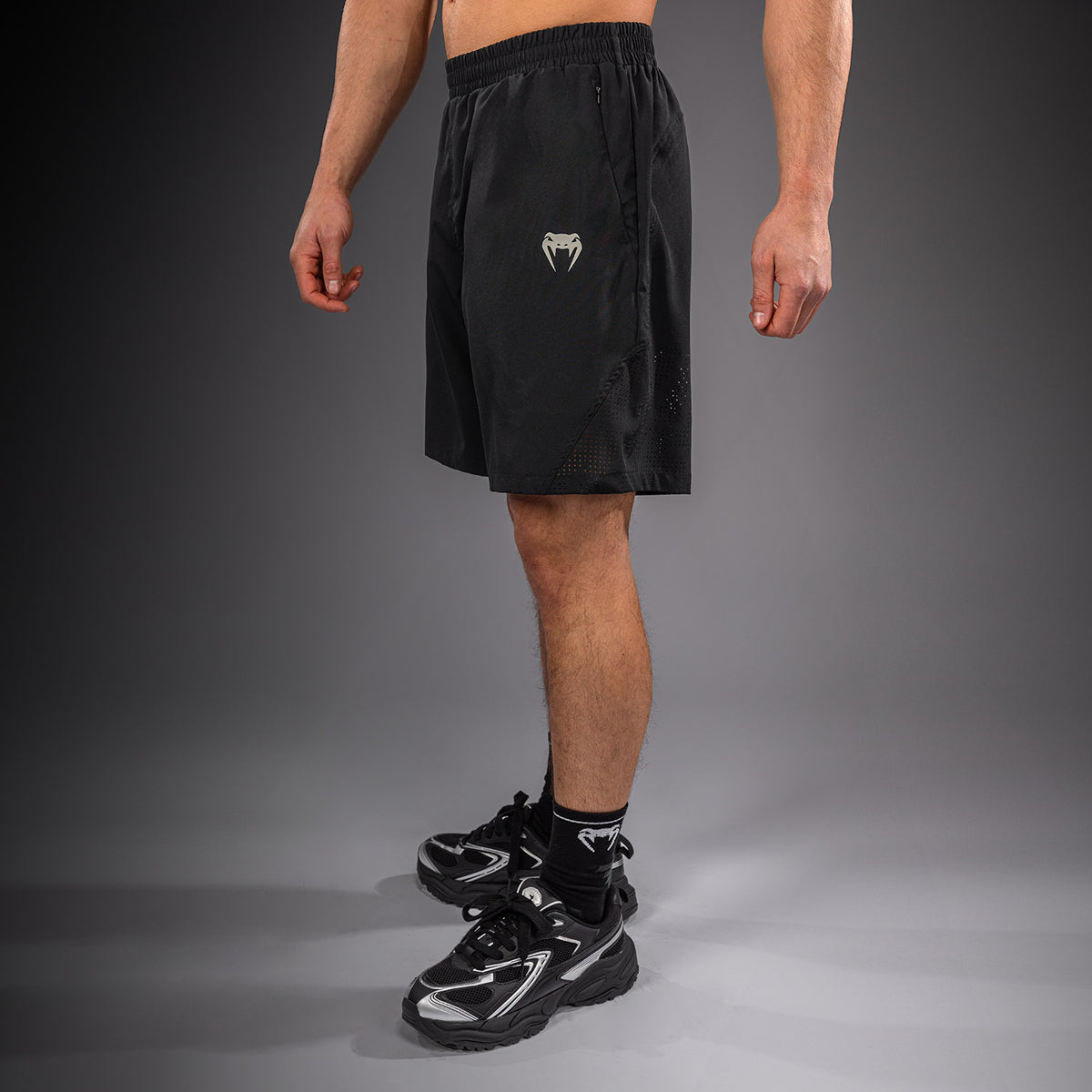 Short d’Entraînement Venum Lazer - Noir/Gris - product-type_Shorts de training