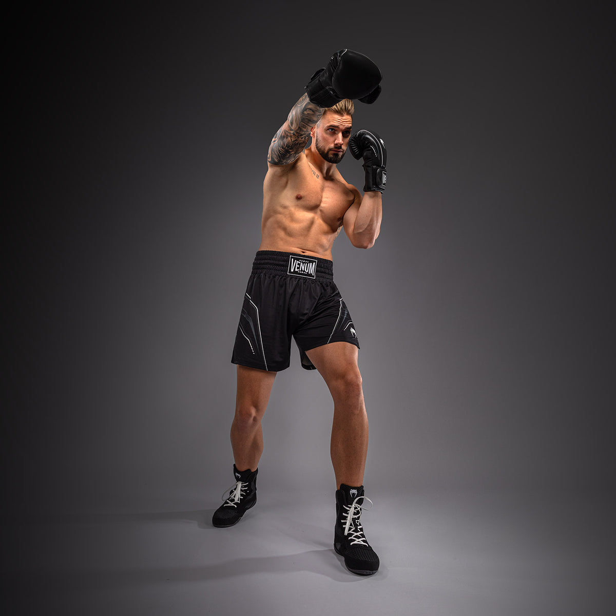 Short de Boxe Venum Streamline – Noir/Blanc - product-type_Shorts de boxe