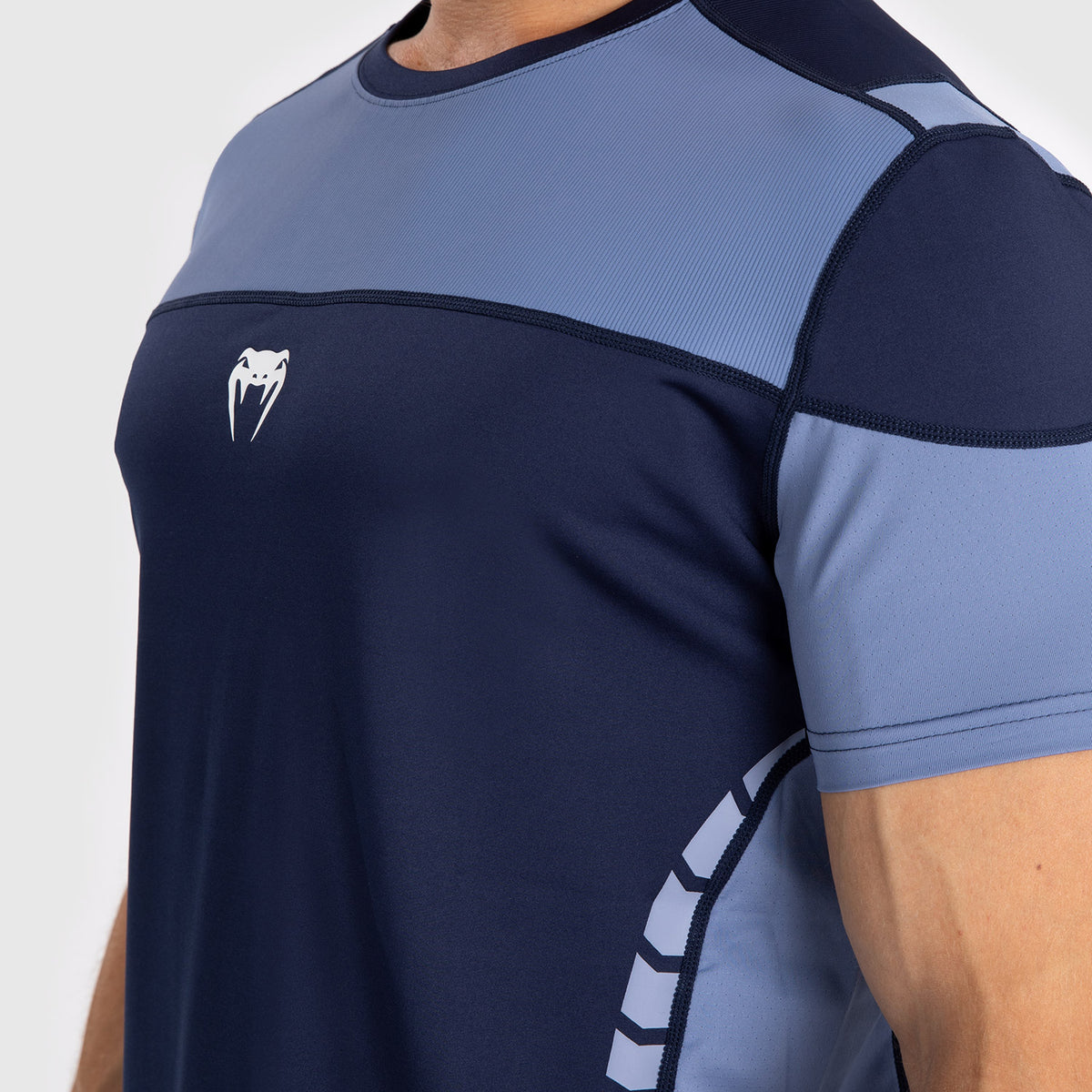 T-shirt Dry-Tech pour Hommes Venum Tempest - Bleu Marine/Bleu - product-type_T-Shirts Dry Tech