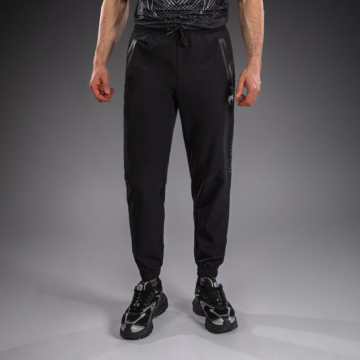 Pantalon de Jogging Venum Midnight Fury – Noir/Gris/Argent - product-type_Pantalons de jogging