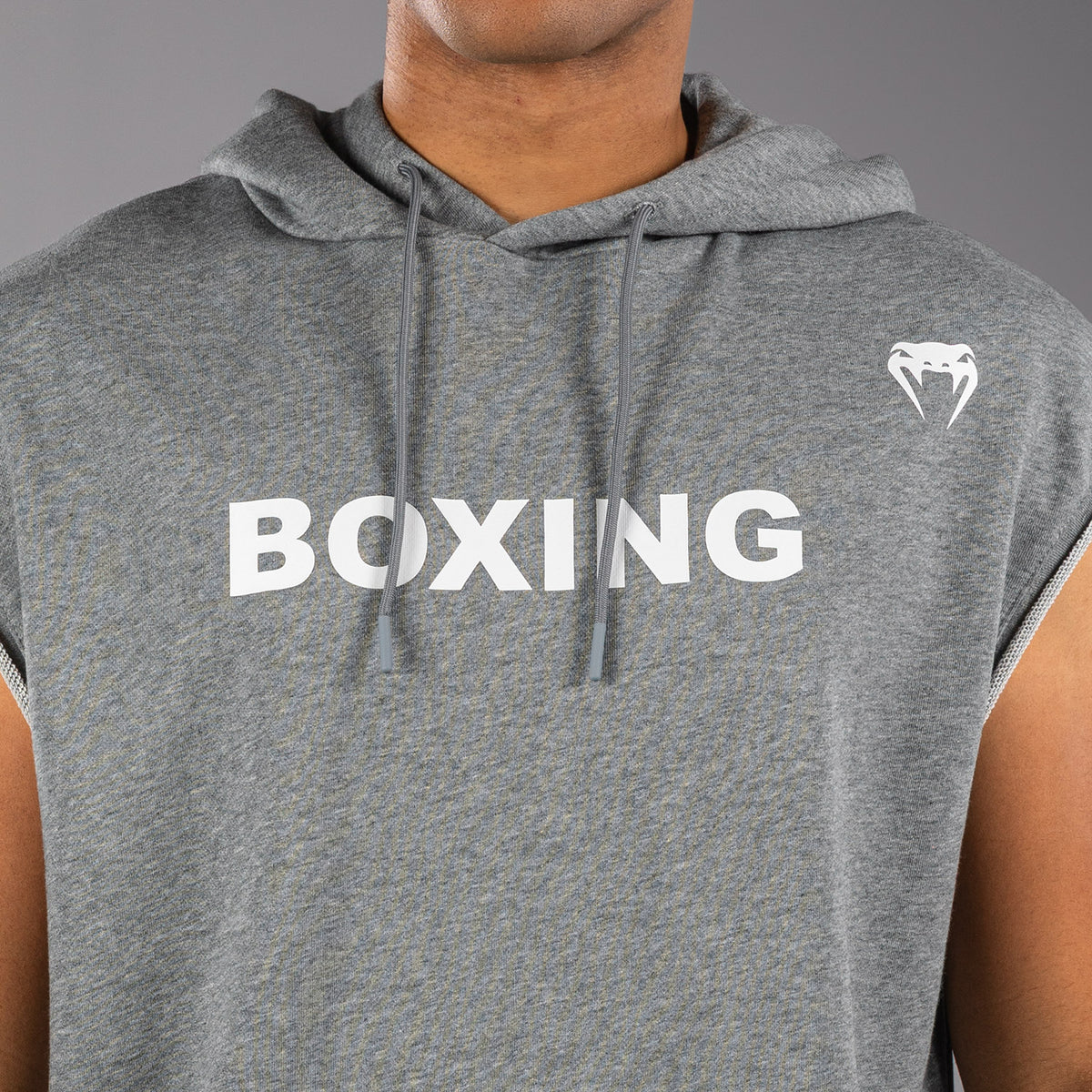 Sweat à Capuche Sans Manches Venum Boxing VT – Gris Chiné - product-type_Sweatshirts