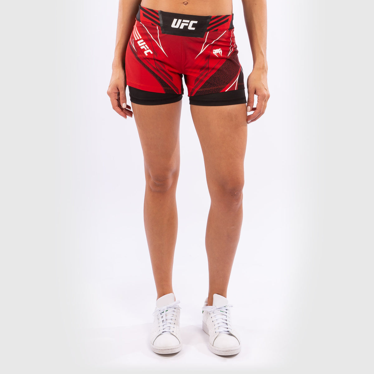Fightshort Femme UFC Venum Authentic Fight Night - Coupe Courte - Rouge - product-type_Shorts de MMA