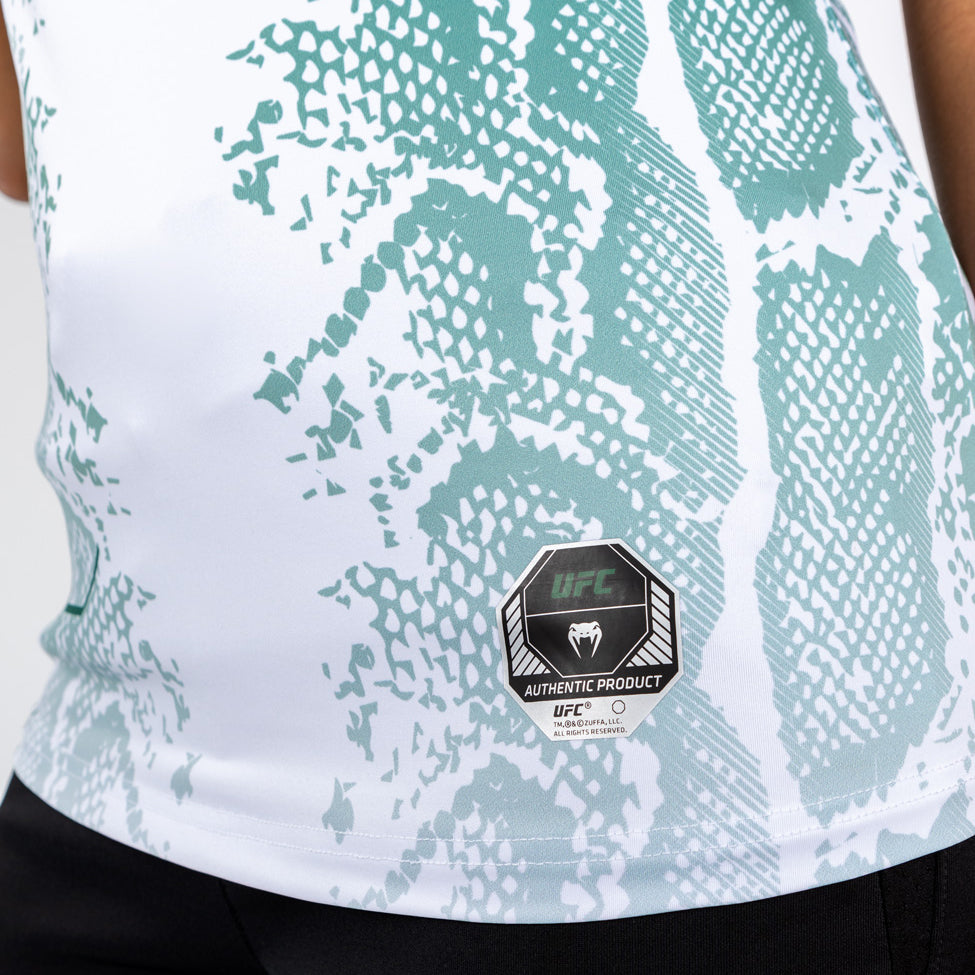 T-shirt Technique Personnalisé pour Femme UFC Adrenaline by Venum Authentic Fight Night - Emerald Edition - Vert/Blanc - product-type_T-Shirts Dry Tech
