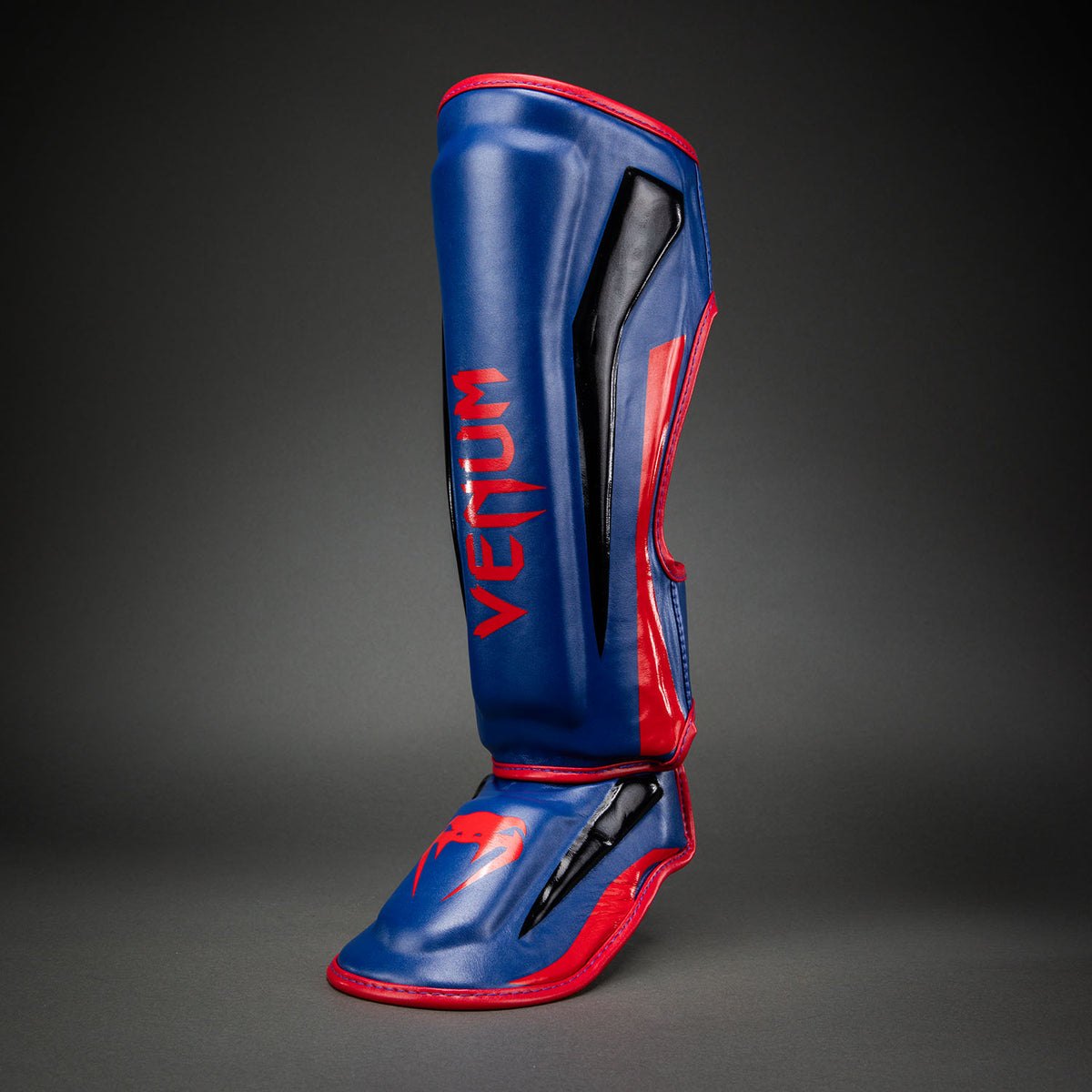 Protège-tibias Venum Elite - Bleu foncé/Rouge - product-type_Protège-tibias