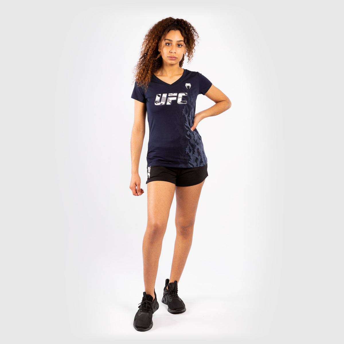 T-shirt Manches Courtes Femme UFC Venum Authentic Fight Week - Bleu Marine - product-type_T-Shirts