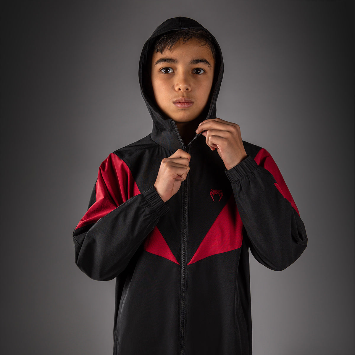 Veste de Survêtement Pour Enfant Venum Vectra - Noir/Rouge - product-type_Vestes