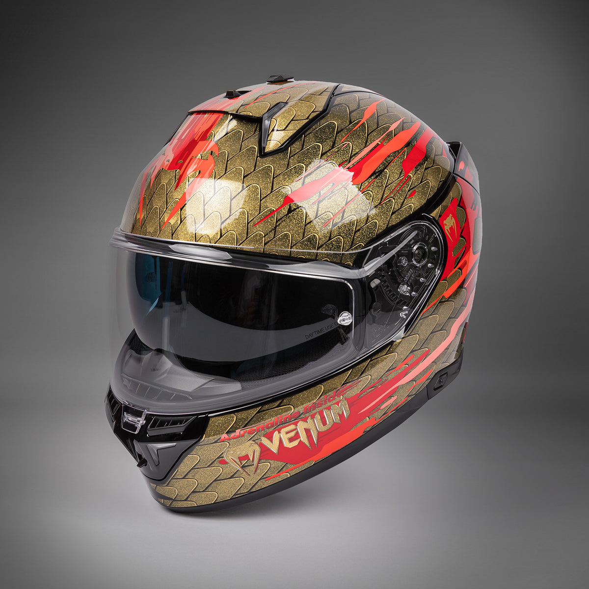 Casque de moto Venum x Shark SKWAL - Rouge/Or - product-type_Casque de Moto