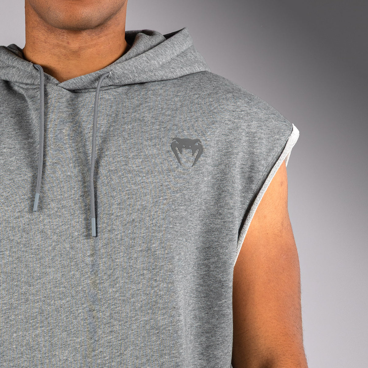 Sweat à Capuche Sans Manches Venum Divide - Gris Chiné - product-type_Sweatshirts